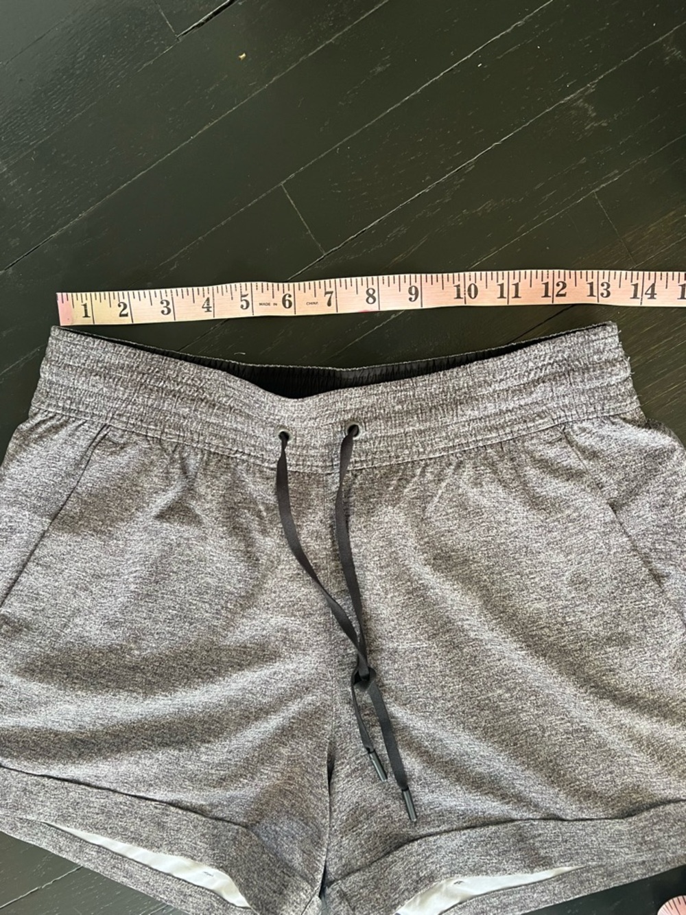 lululemon athletica Heather Gray Athletic Lounge Shorts - Picture 7 of 9